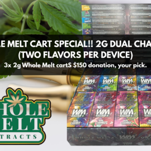 WHOLE MELT CART SPECIAL!! 2G LIQUID DIAMOND CARTS