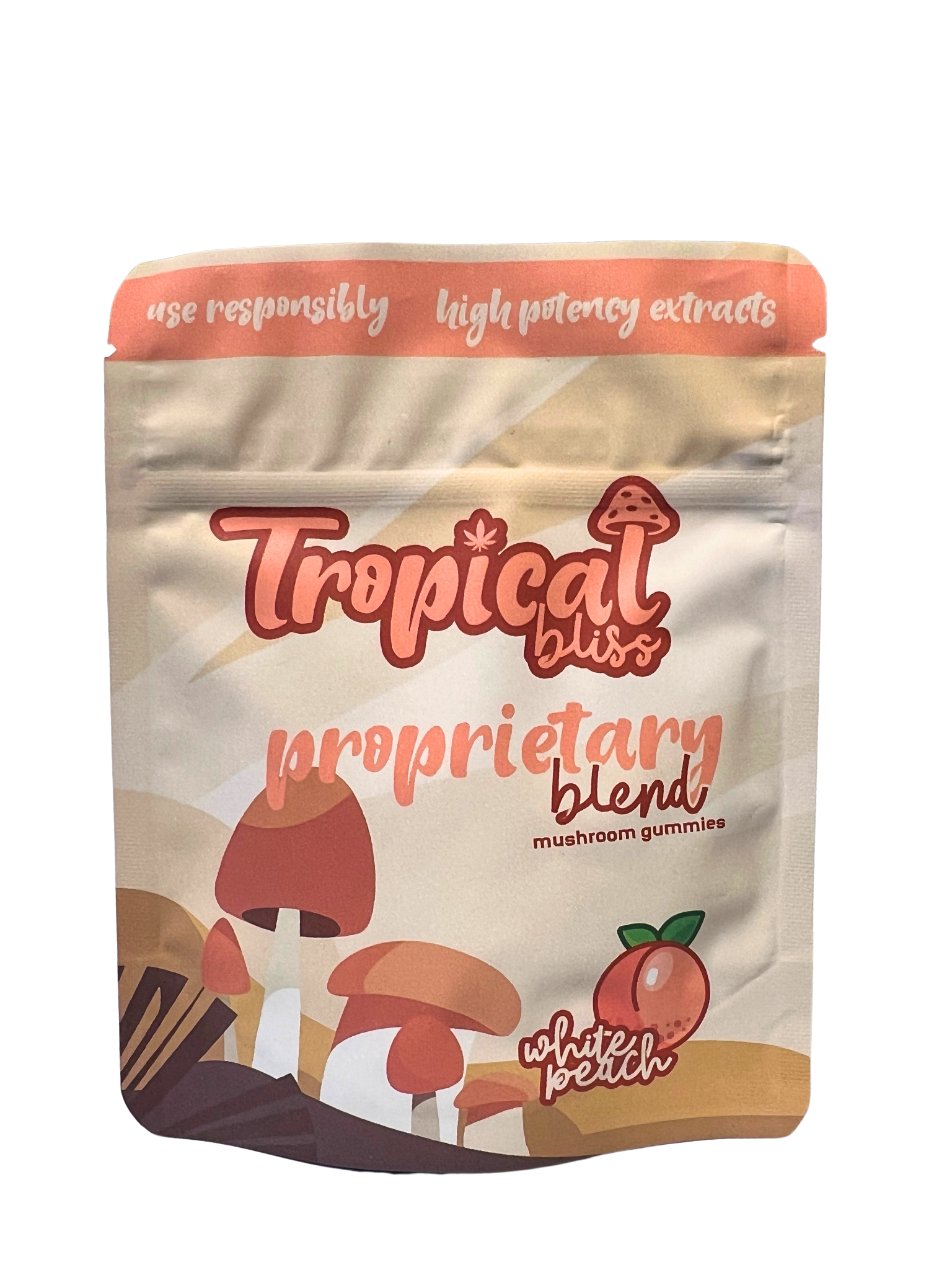 White Peach Tropical Bliss Gummies 4G (4000mg)