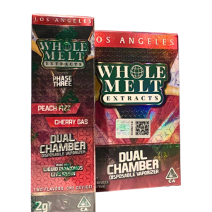 WM Peach Fizz & Cherry Gas 2g Carts (Hybrid/Indica)