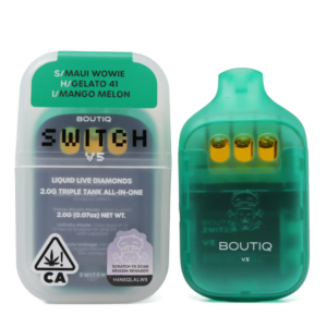 Boutiq Switch V5 Maui Wowie (S) Gelato 41 (H) Mago Melon (I)