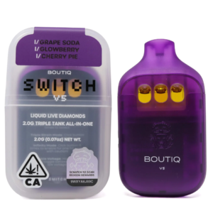 Boutiq Switch V5 Grape Soda (I) Glowberry (I) Cherry Pie (I)