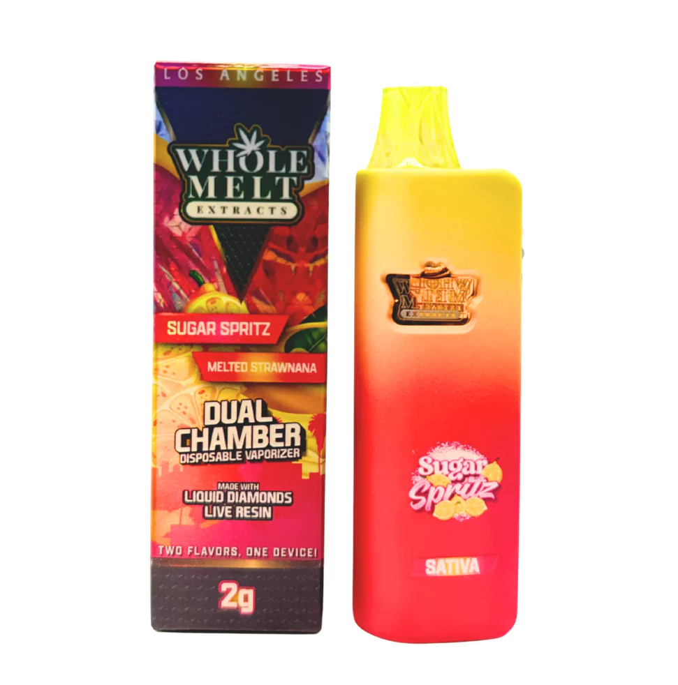WM Sugar Spritz/Melted Strawnana 2g Carts (Sativa/Sativa)