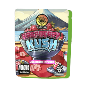 Namu Raspberry Kush Live Resin Infused Gummies 1000 mg