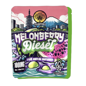 Namu Melonberry Diesel Live Resin Infused Gummies 1000 mg